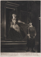 KG 06317
          <br/>
          Toneelscène: Reinier Adriaens en Saartje
          <br/>
          <em>Troost, Cornelis (1697-1750)</em>